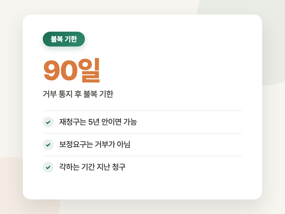 경정청구 거부 통지 받은 뒤 2026년 대응법 (포기했던 건도 다시 열립니다) 정리 이미지